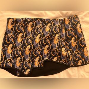 Zara mini skirt blue and yellow size XL